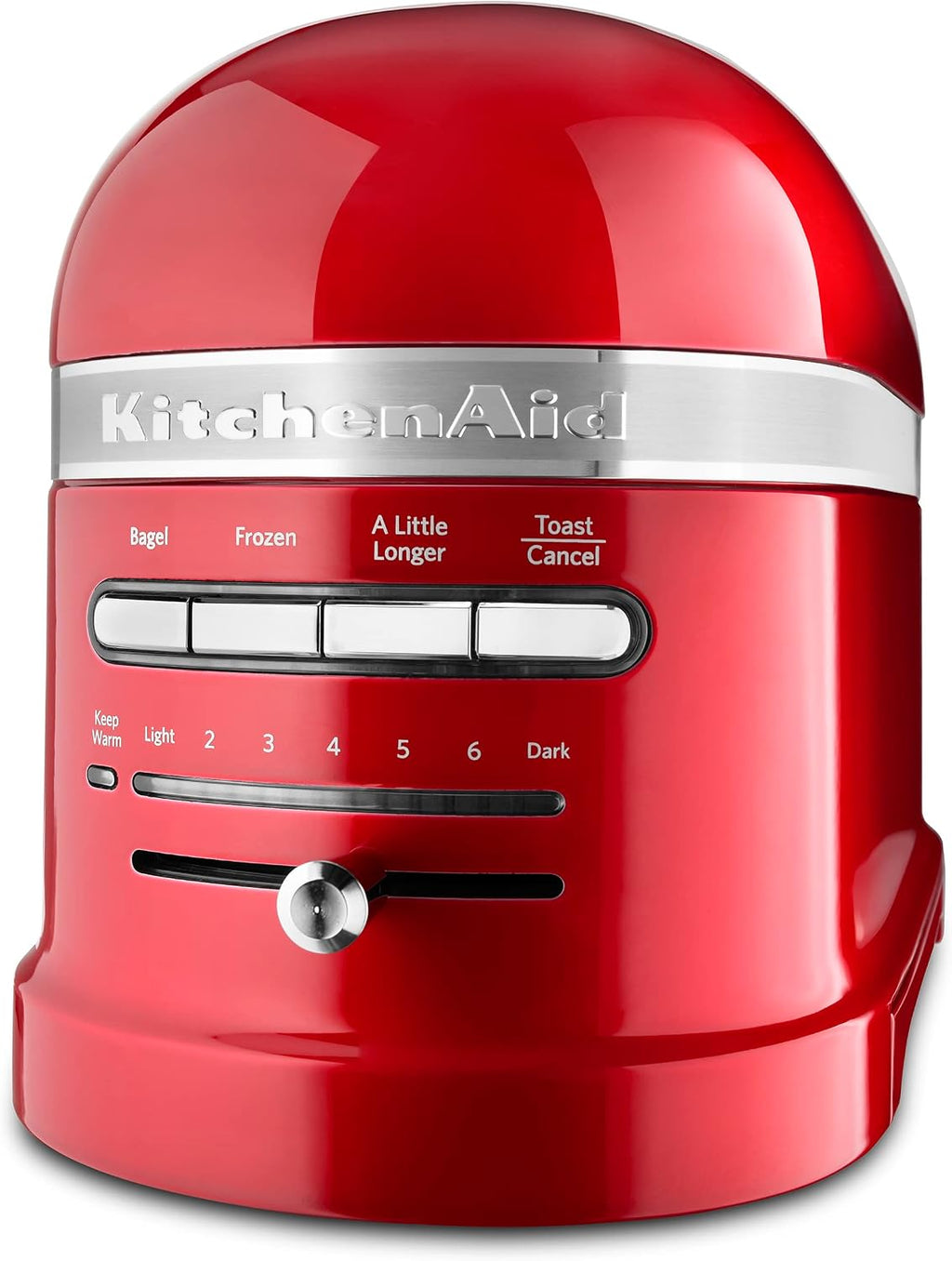 KitchenAid 2 Slice Pro Line Automatic Toaster with Extra Wide Slots KMT2203CA, Candy Apple Red