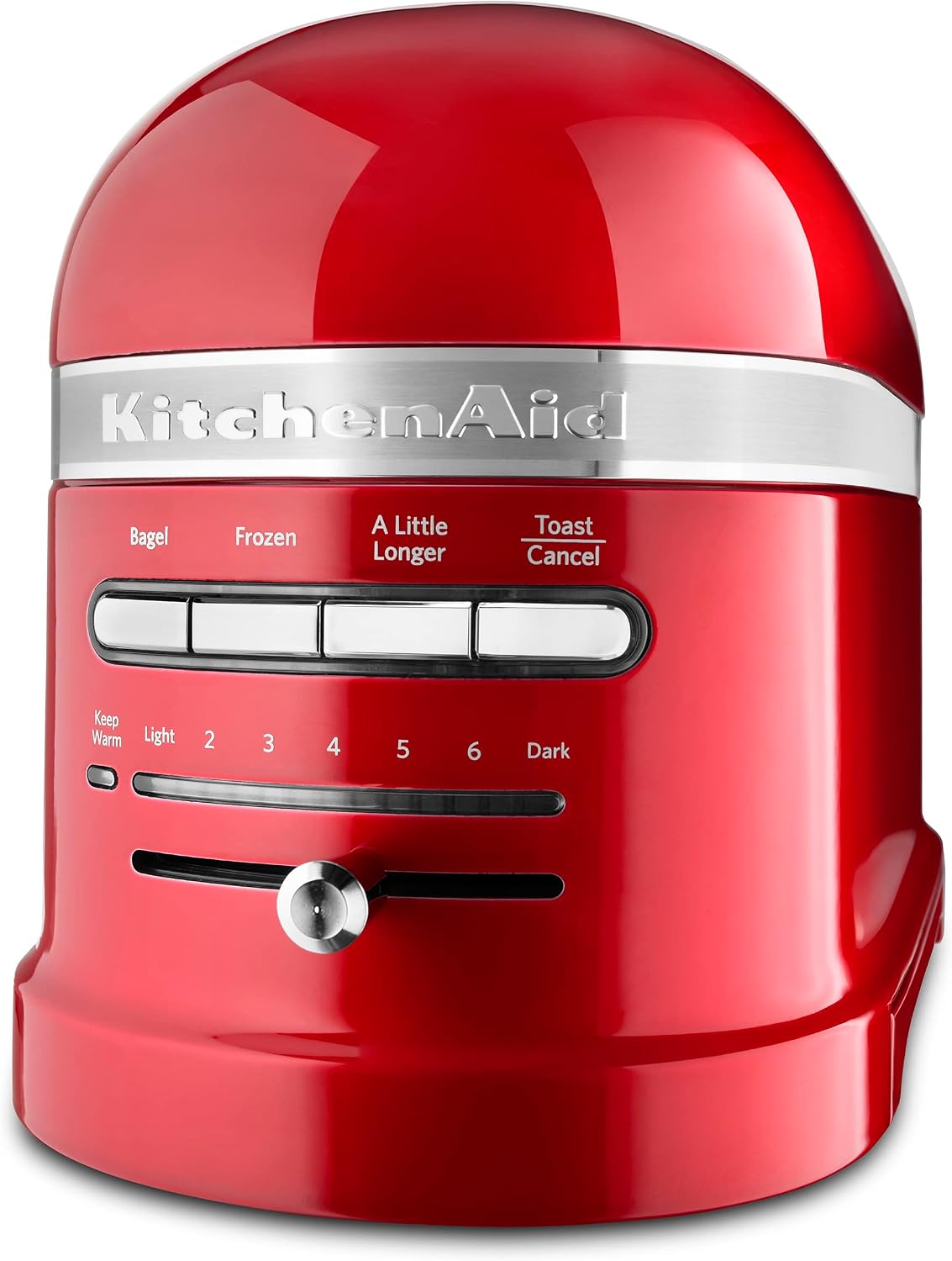 KitchenAid 2 Slice Pro Line Automatic Toaster with Extra Wide Slots KMT2203CA, Candy Apple Red