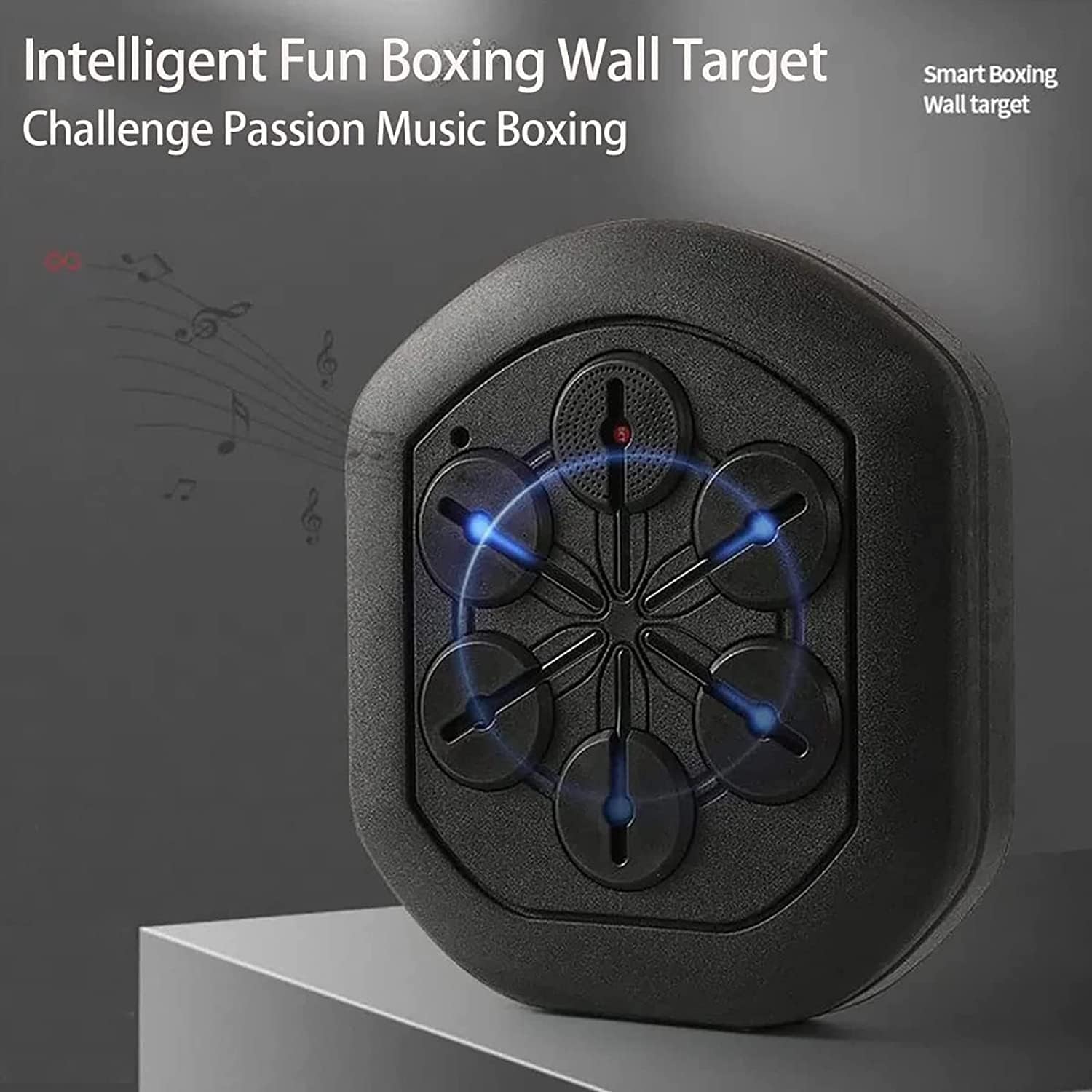 Music Punching, Music Boxing Machine Music Electronic Boxing Machine, Target Boxing Mat, for Home and Gym Workout Wall Boxing Equipment Strength Tester