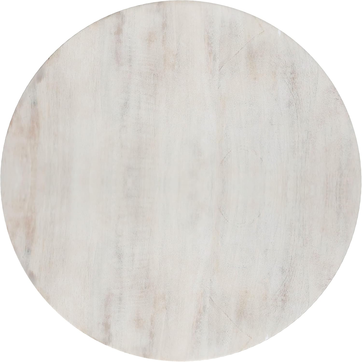 SIMPLIHOME Robbie Accent Table - 16 inch Wide Solid Mango Wood End Table in Distressed White Wash, Boho Contemporary Rustic Side Table for Living Room or Bedroom with Multipurpose Function, Assembled