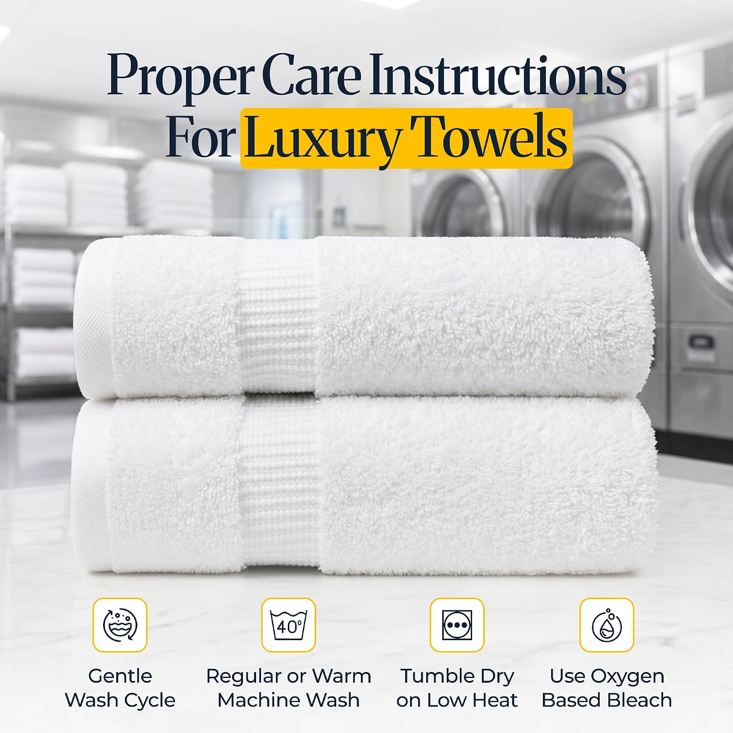 belem Forte Premium Bulk Bath Towels 27x50 | 700 GSM Luxury Hotel Towels | Pack of 36 | 100% Combed Cotton | Ultra Soft, Highly Absorbent White Towels for Hotel, Spa & Resorts | 14 lbs/Dozen