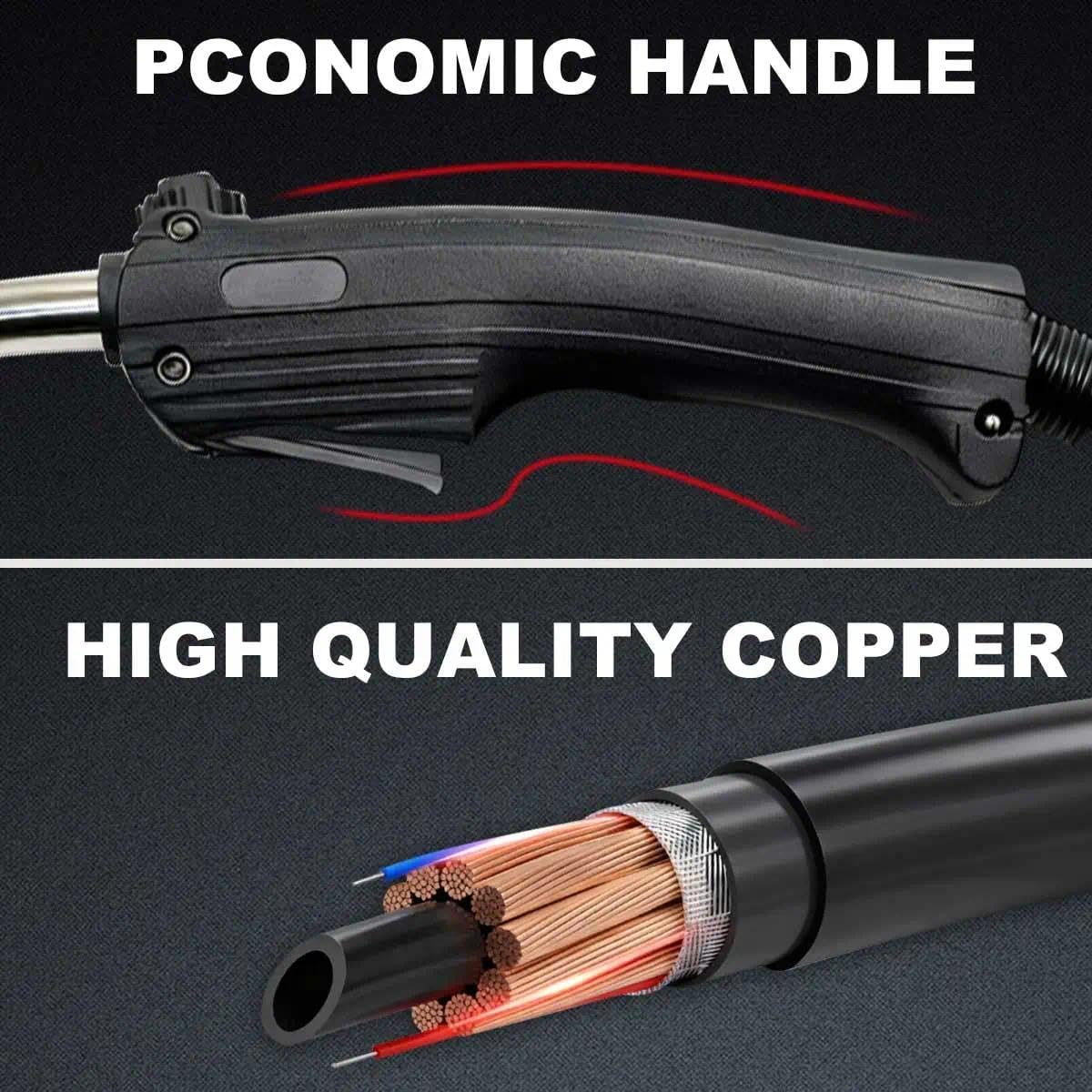 Heavy Duty 250A Mig Welding Gun 10ft Replace Lincoln Magnum PRO 250L K4530-2 K4530-1 K3081-1 fits Lincoln Electric POWER MIG 216/255xt/256/260/262p/262mp Mig Welder