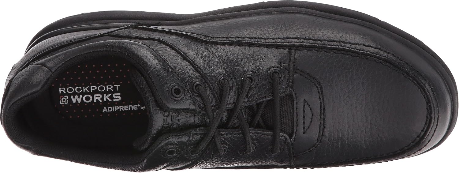 Rockport Work Men's World Tour RK6761 Work Shoe, Black, 8 2W US