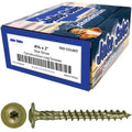 Jake Sales #14 x 2 Construction Lag Screw - Torx/Star Drive Heavy Duty Structural Lag Screw - Exterior Coated - ACQ Compatible - Modified Truss Washer Head. (10 x 100 Count CASE -1,000 Screws)