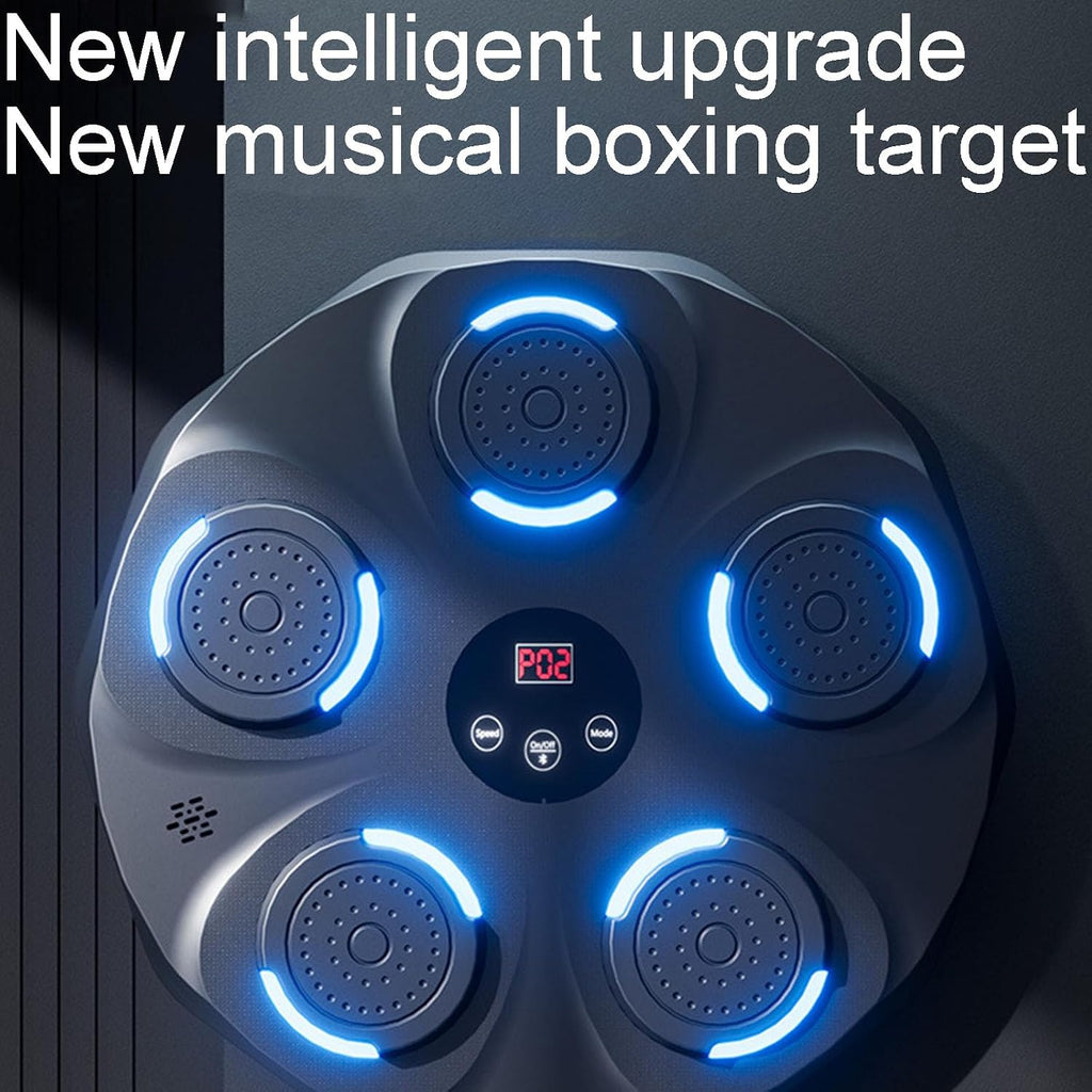 Smart Music Punching Target, High-Strength Impact-Resistant Material, 9 Modes, Intelligent Counting System, RGB Lighting, Suitable for The Whole Family