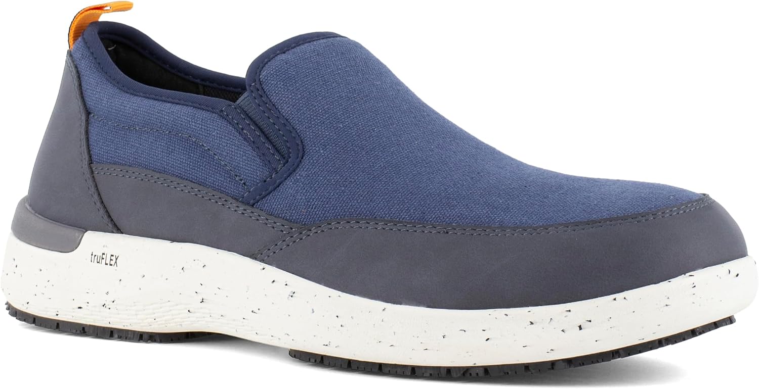Rockport Works Work Men's Truflex Fly Mudguard Work Powered by MaxTrax Grey Composite Toe Boots