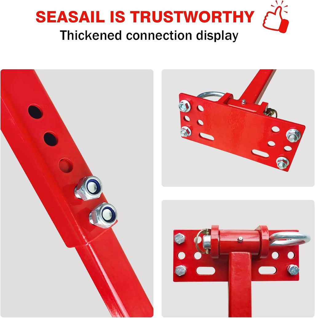 Wheels Lawn Mower Sulky for Lawn and Landscape Professionals,Mower Rear Bracket,Fender Design for Lawn and Landscape Professionals (Red)