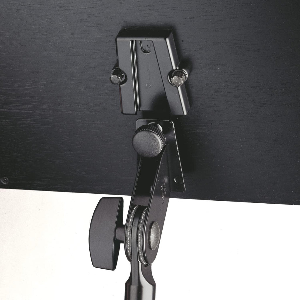 Konig & Meyer 11819-500-01 680mm to 1210mm Adjustable Orchestra Music Stand with Beech Wooden Desk - Nickel