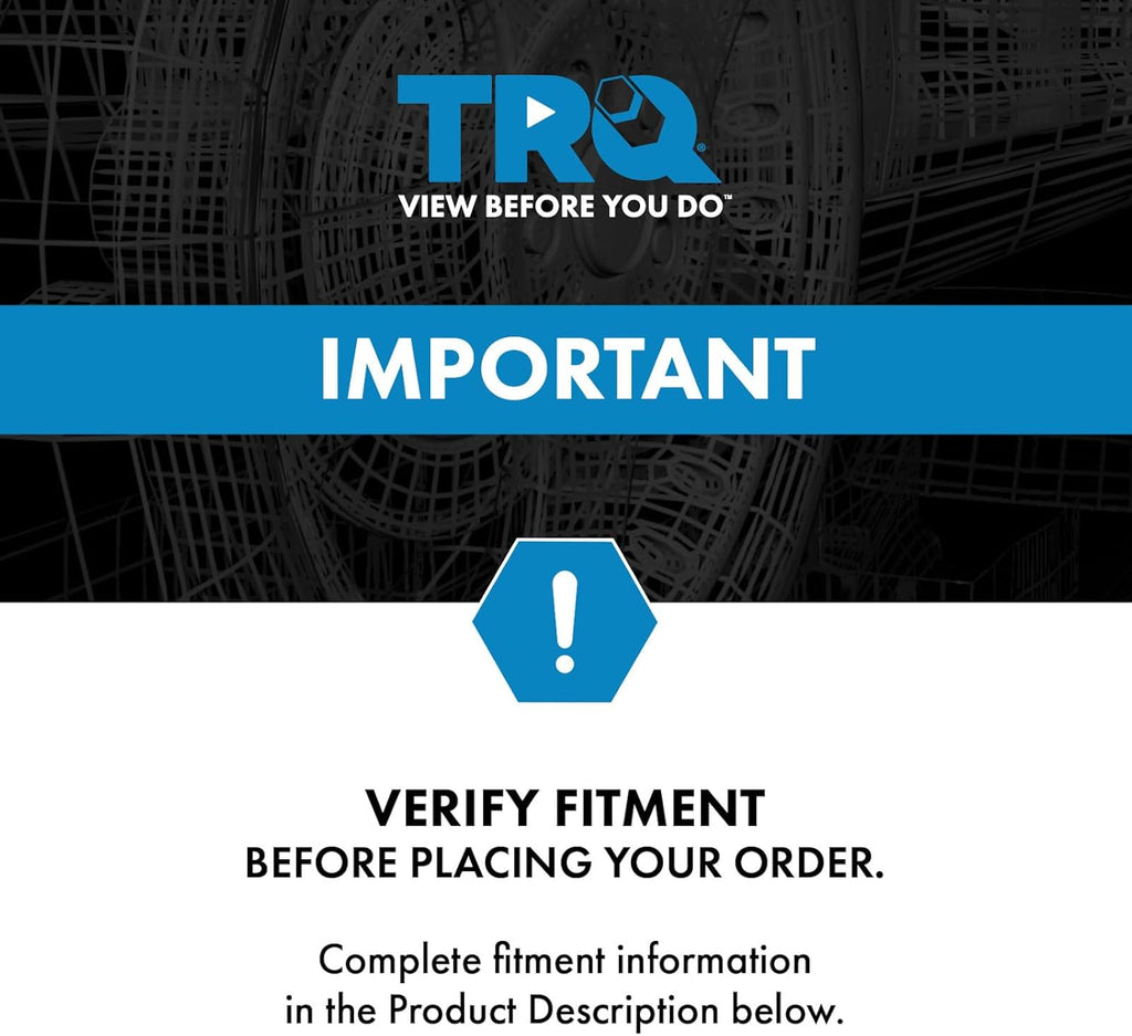 TRQ Driver and Passenger Side Headlight Assembly Set Compatible with 01-04 Toyota Sequoia 04 Toyota Tundra Crew Cab