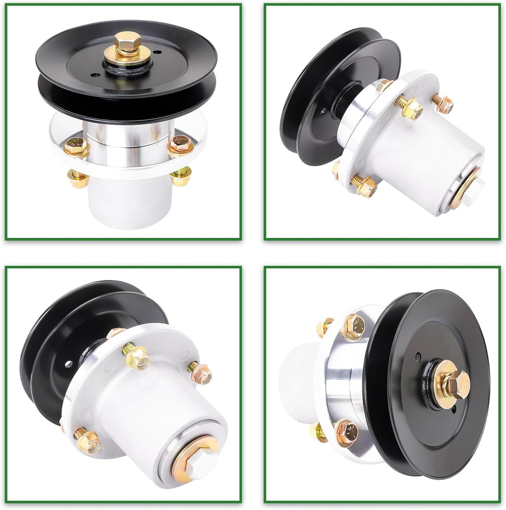 037-2000-00 037-2050-00 Spindle Assembly with 033-4890-00 Pulley Fit for 54 inch Bad Boy MZ MZ Magnum ZT Avenge Deck Lawn Mower (3 Pack)