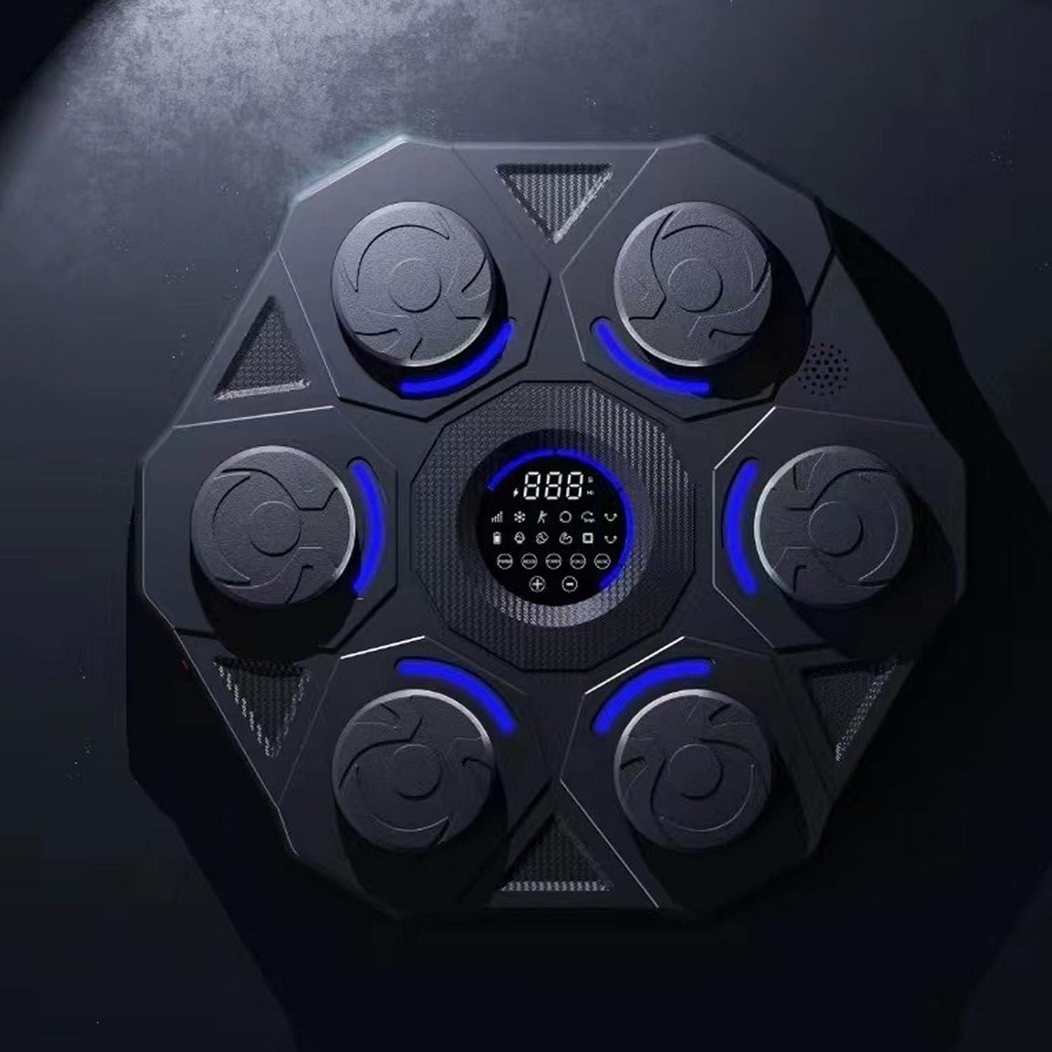 Smart Music Boxing Machine, Indoor Boxing Machine Wall Mounted Punching Trainer for Adults Electronic Boxing Target For Exercises, Improve Hand Eye Coordination