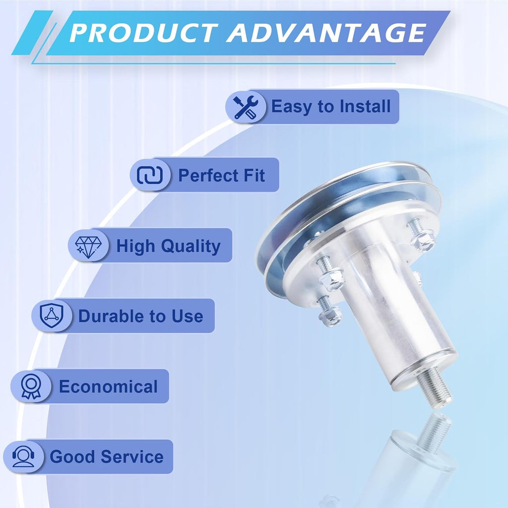 52 Inch Mower Deck Spindle Assembly Fit for Ariens Ikon-X 52 Edge 52 Gravely ZTX 52 ZT XL 52 Lawn Mower Replaces OEM 51537200 51528000 3 Pack