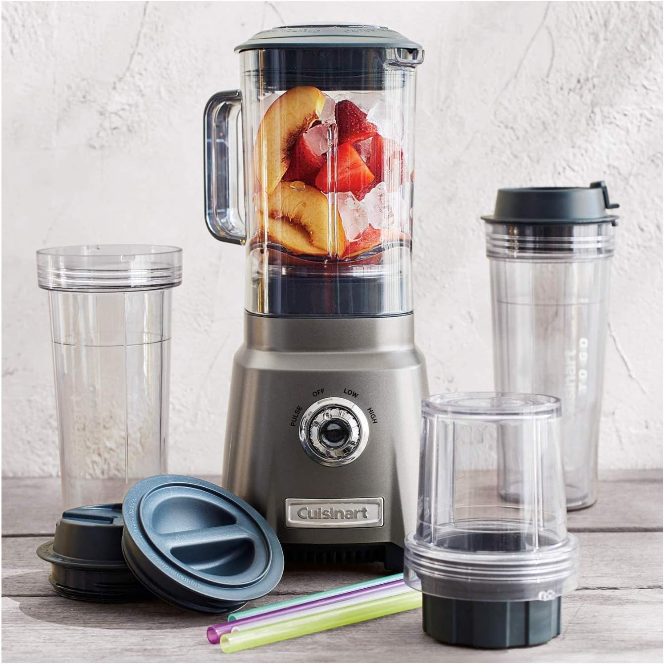 Cuisinart CPB-380P1 Hurricane Compact Juicing Blender, Gunmetal
