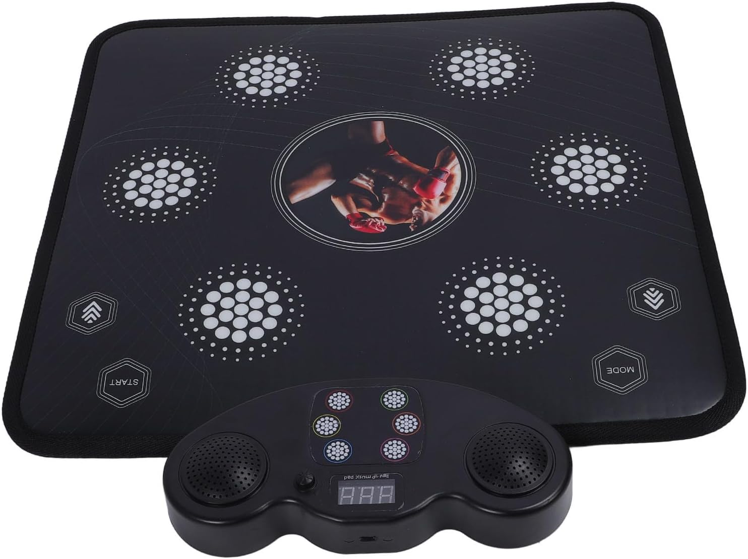 Music Boxing Dance Pad Innovative Stress Relieving Punching Machine for Adults Soft PVC 21.1x22.4in