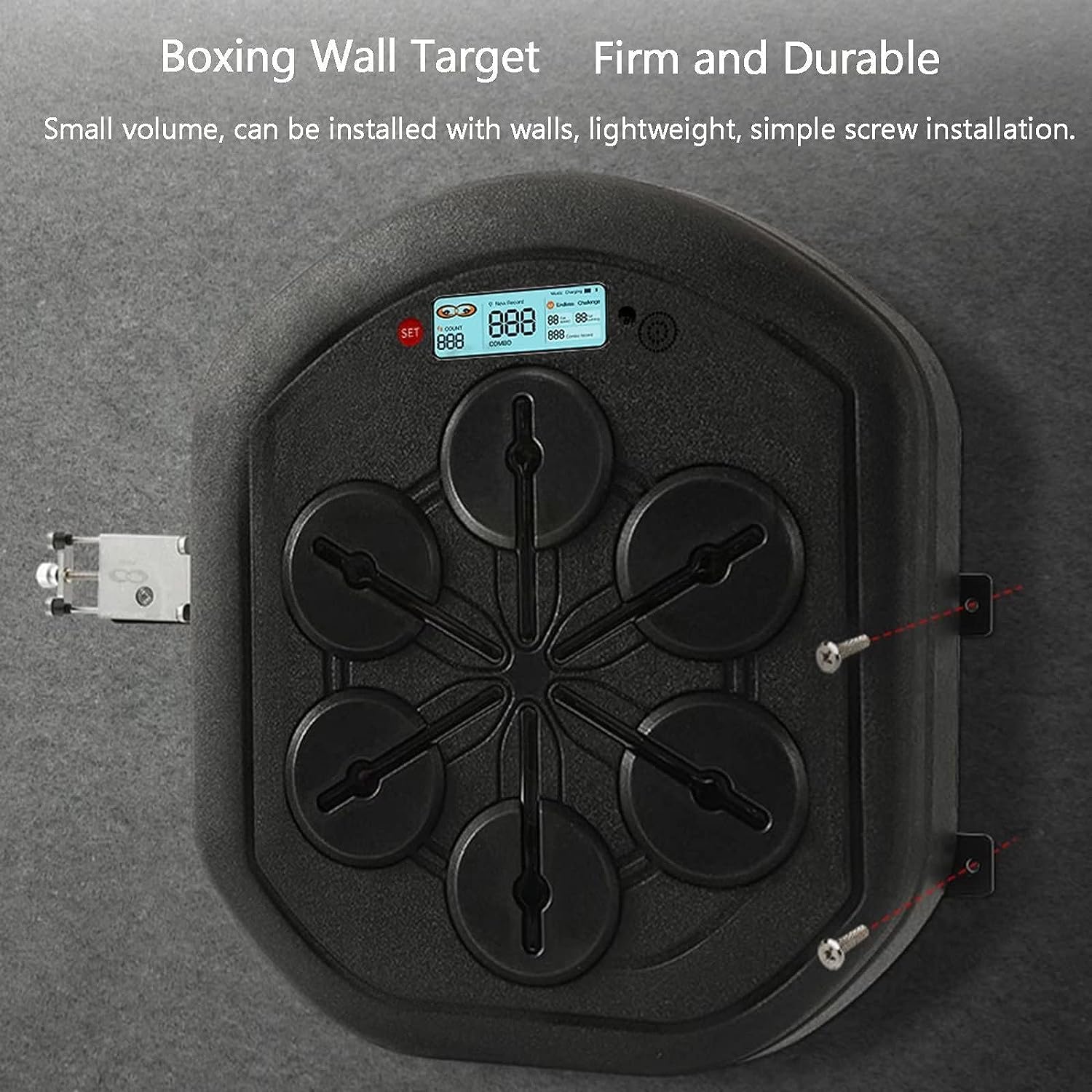 Music Boxing Machine, Smart Music Boxinghine, Wall Mounted Equipment Boxinghine for Home Exercise Boxing Training Stress Release