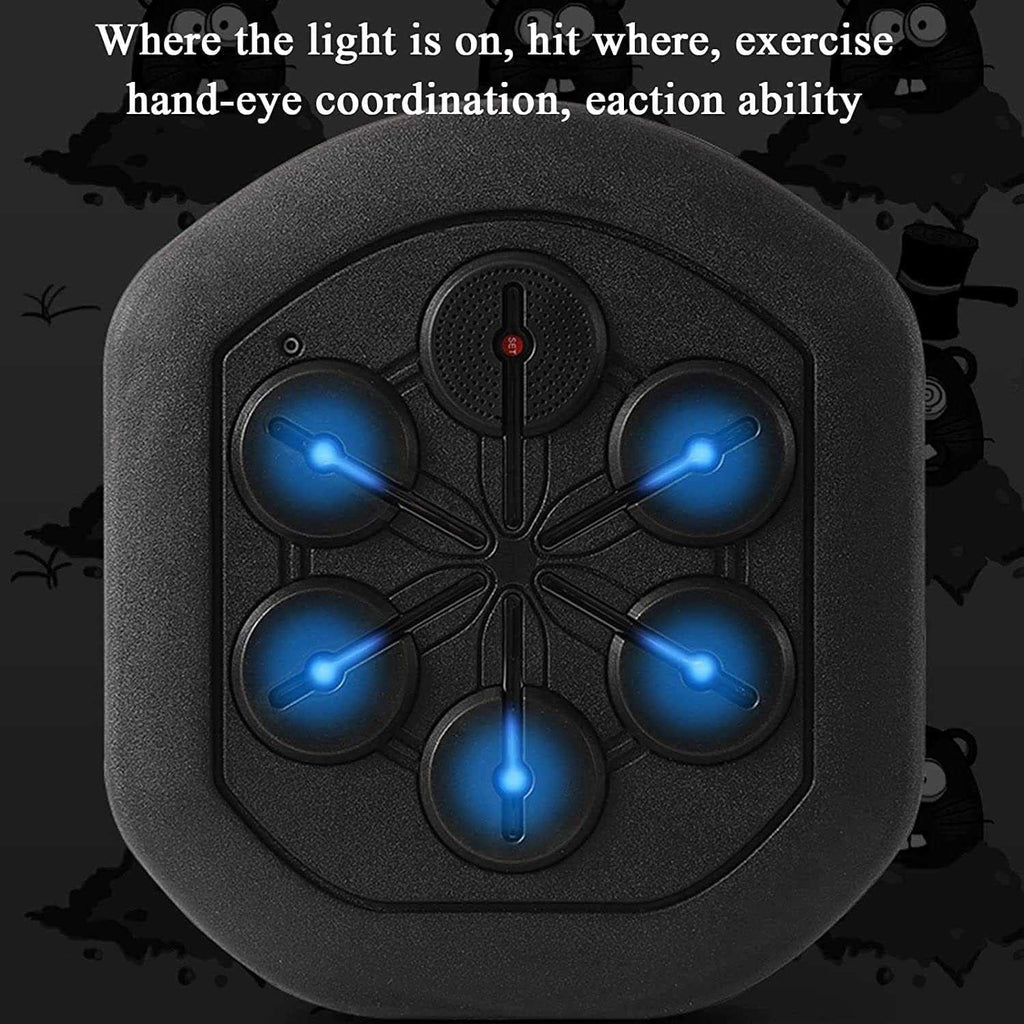 Music Punching, Home Music Boxing Machine Musical Boxing Machine for Wall, Electronic Boxing Practice Wall Target Smart Music Boxing Machine with Gloves