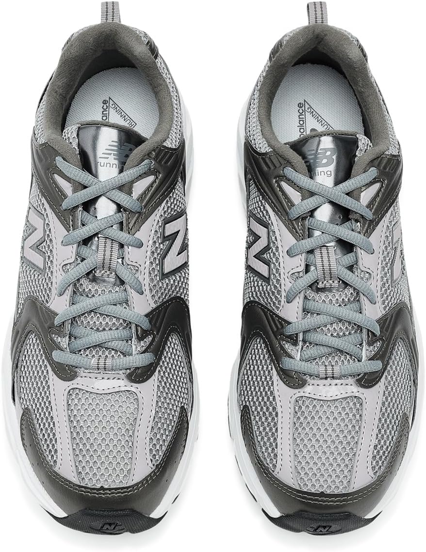 New Balance Unisex 530 Black Metallic/Truffle Salt Men 8 Women 9.5 Medium