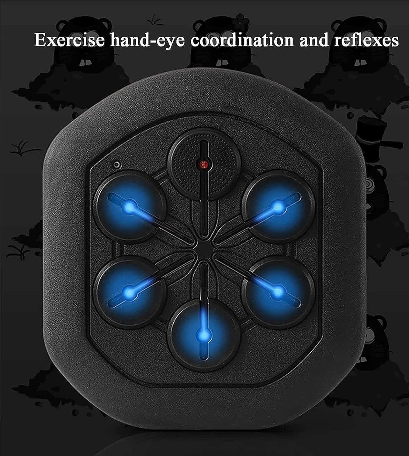 Music Boxing Machine, Smart Boxinghine, Punching Bag Training Equipment, Music Speed Response Coordination, Boxing Reaction Target Boxinghine for Home and Gym Workout