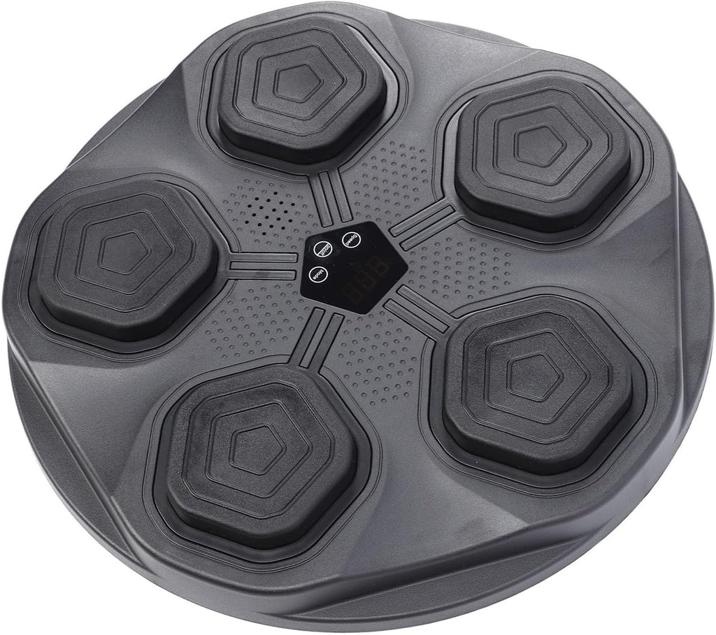 Music Boxing Machine with Real Time Feedback, Electronic Wall Target for Interactive Training, Suitable for mini and Adults, PU ABS Durably Material, 2600mAh Battery
