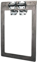 Gun Dog House Metal Door | Chew Proof, Weather Tight, Energy Efficient | 18'x 28' Frame, Fits Dogs 120-200 Lbs