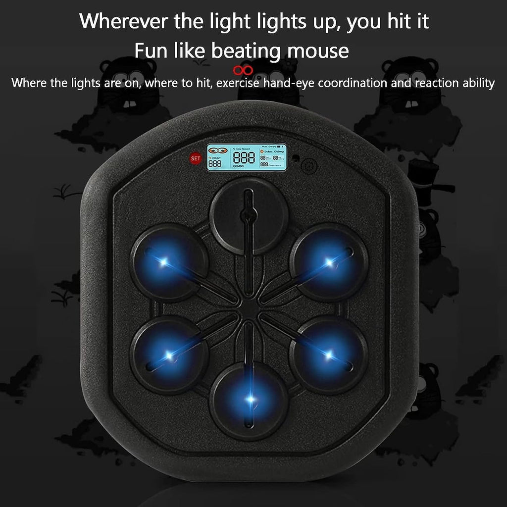 Music Boxing Machine, Smart Music Boxinghine, Wall Mounted Equipment Boxinghine for Home Exercise Boxing Training Stress Release