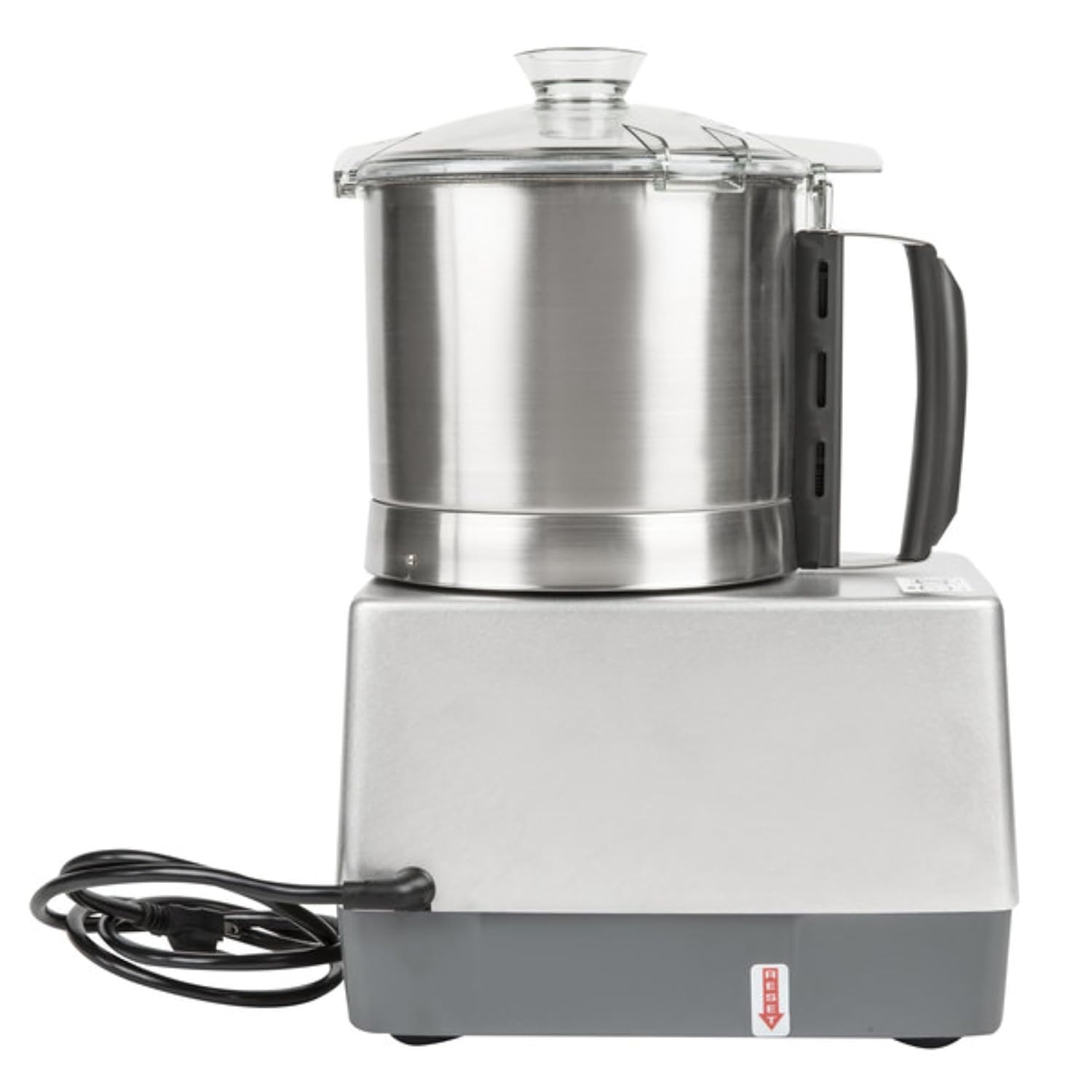 Robot Coupe R401B Food Processor 1245-00127, 4.5 Qt Stainless Steel Bowl, Single-Speed Commercial Chopper Machine, S-Blade, 1.5 HP Motor, Grey, Kitchen Food Processor, 120V
