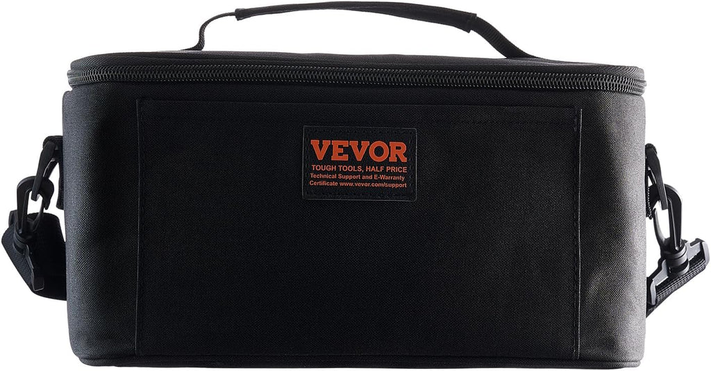 VEVOR 3-in-1 Portable Oven, 12V/24V/110-120V Portable Food Warmer, 80W (Max 100W) Portable Mini Personal Microwave, 2QT Electric Heated Lunch Box for Car, Truck, Travel, Office, Home (Black)