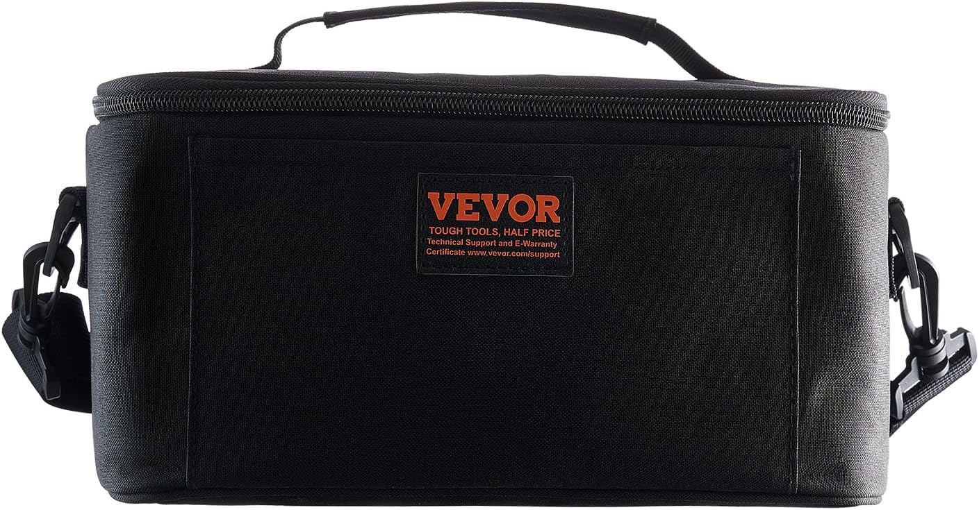 VEVOR 3-in-1 Portable Oven, 12V/24V/110-120V Portable Food Warmer, 80W (Max 100W) Portable Mini Personal Microwave, 2QT Electric Heated Lunch Box for Car, Truck, Travel, Office, Home (Black)
