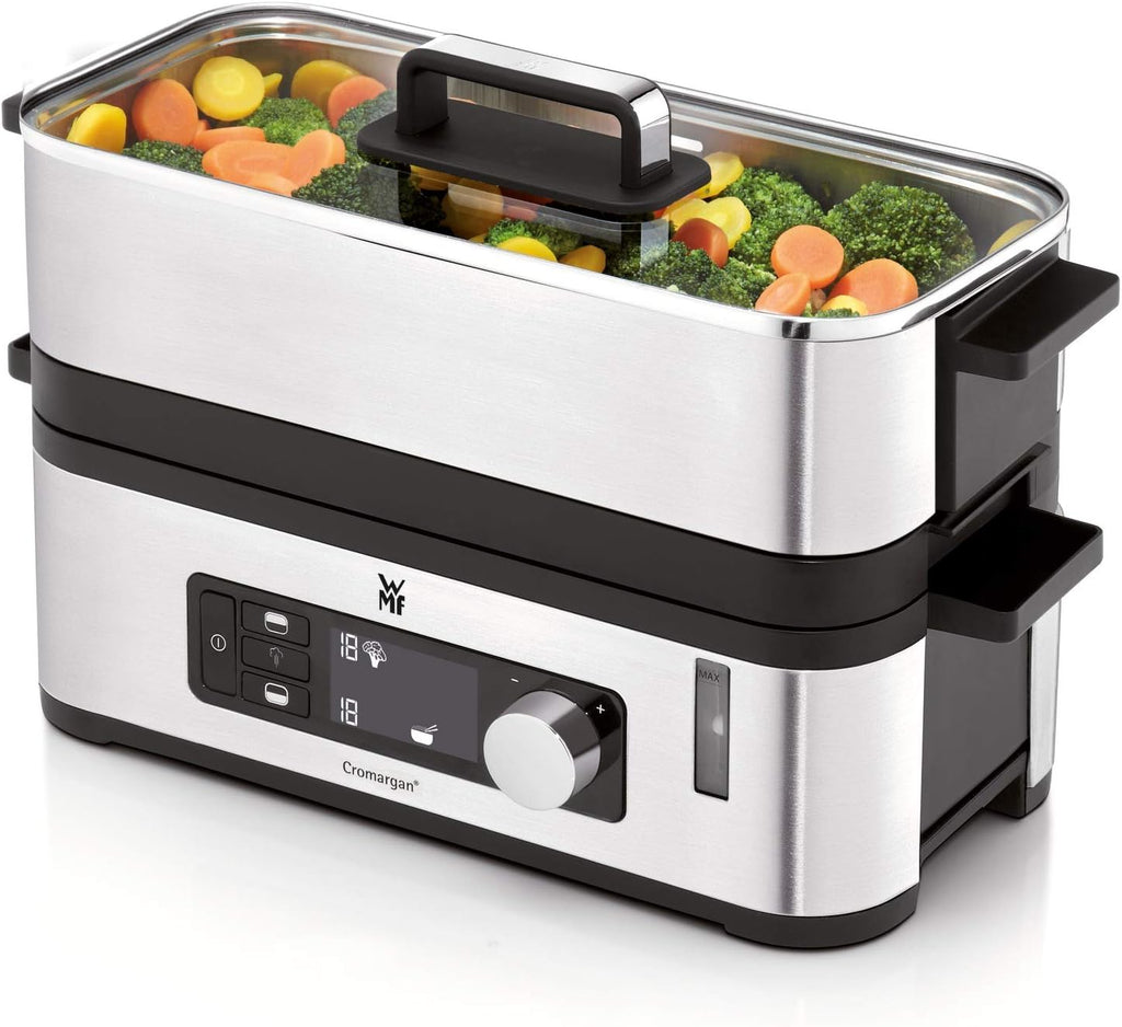 WMF 415090011 Vitalis E Steamer Steel, Black, Silver