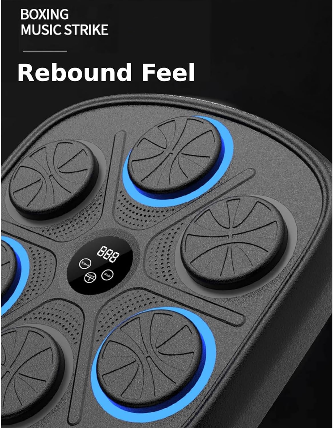 Musical Boxing Machine, Music Electronic Boxing Wall Target, Boxing Training Punching Equipment, Electronic Focus Agility Training Digital Boxing for Kids and Adults