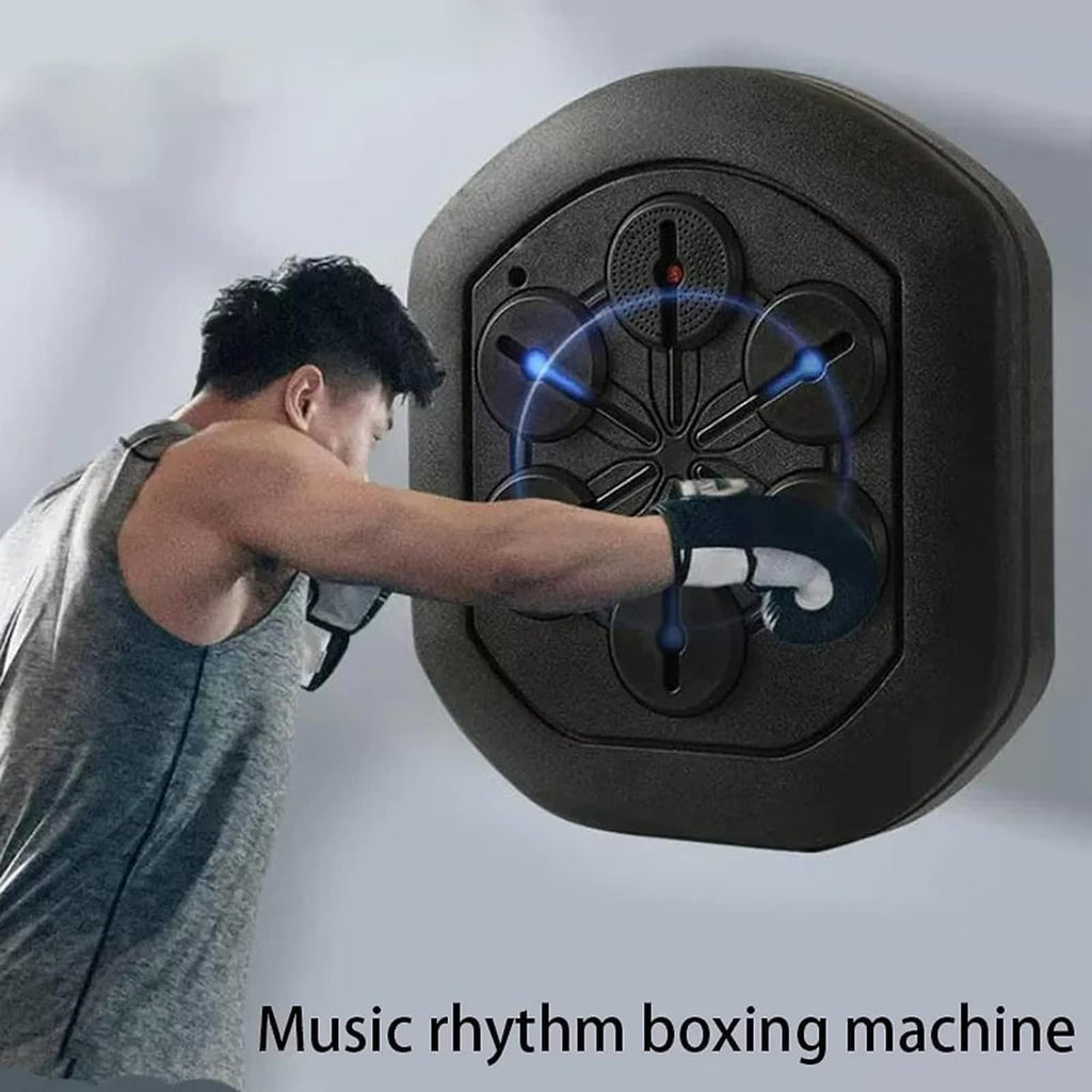 Music Boxing Machine, Boxinghine, Smart Boxinghine Punching Bag Portable Wall-Mounted Rechargeable Lighted Boxing Equipment with Lights and Music