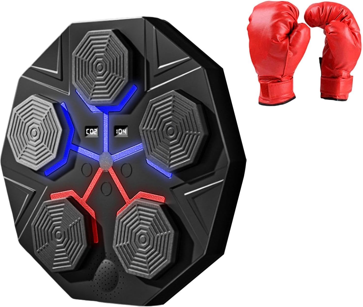 Music Boxing Training Machine, Electronic Music Boxing Wall Target, Reaction Target Music Boxing Trainer for Kickboxing