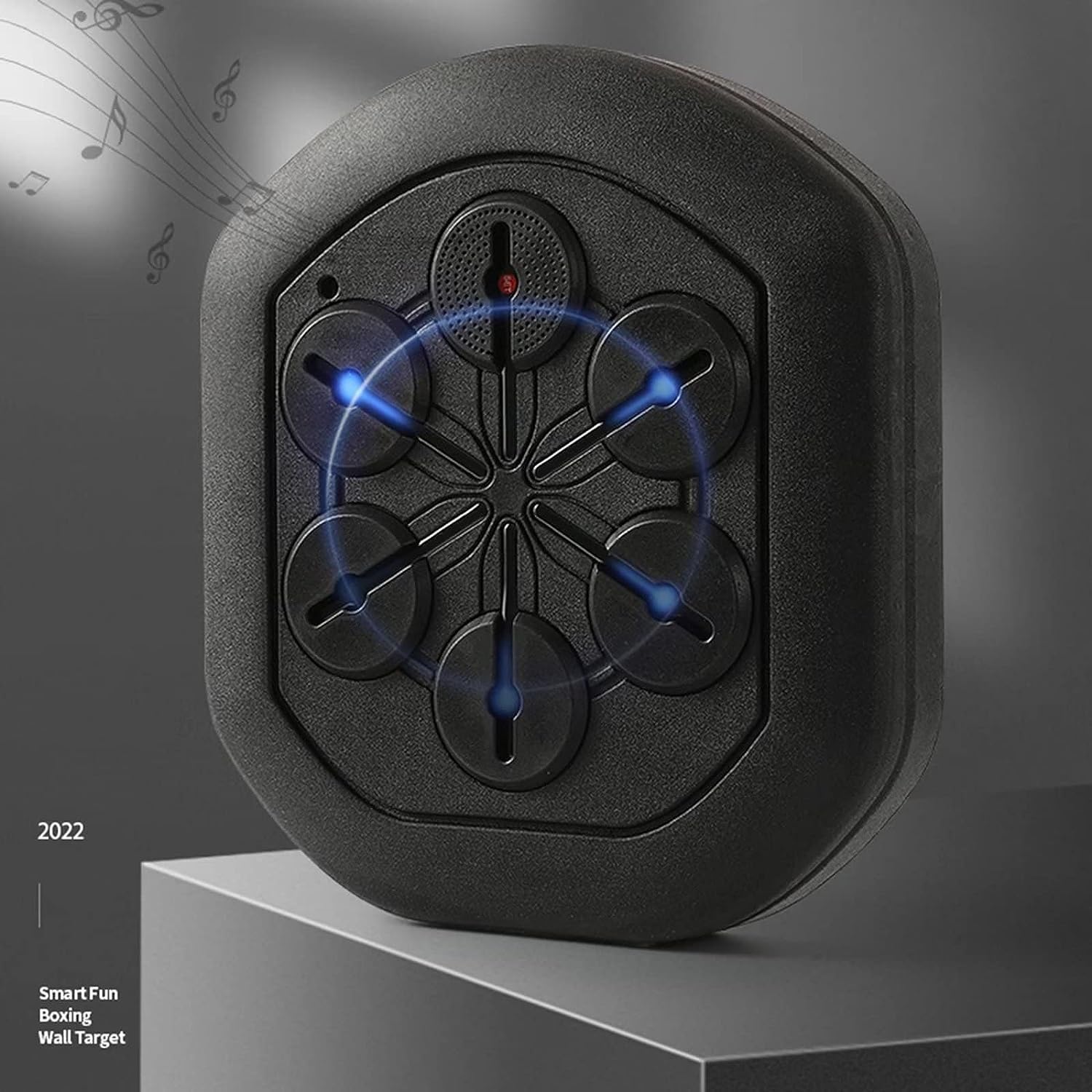 Music Boxing Machine, Boxinghine, Smart Boxinghine Punching Bag Portable Wall-Mounted Rechargeable Lighted Boxing Equipment with Lights and Music