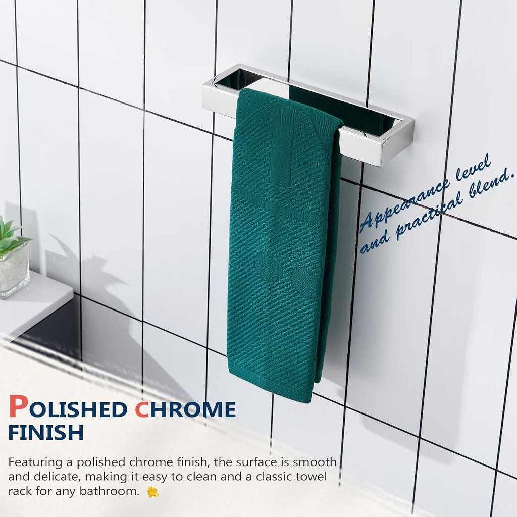 Toilet roll Holder Toilet Paper Holder Roll Towel Ring Hand 9 Inch Hanger Wall Mount Polished Chrome B2003CH