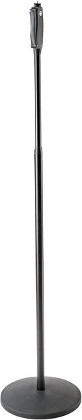K&M High-tech Micro Performance Microphone Stand - 26250 - EU Version - Black Round Base - Silent Height Adjustment