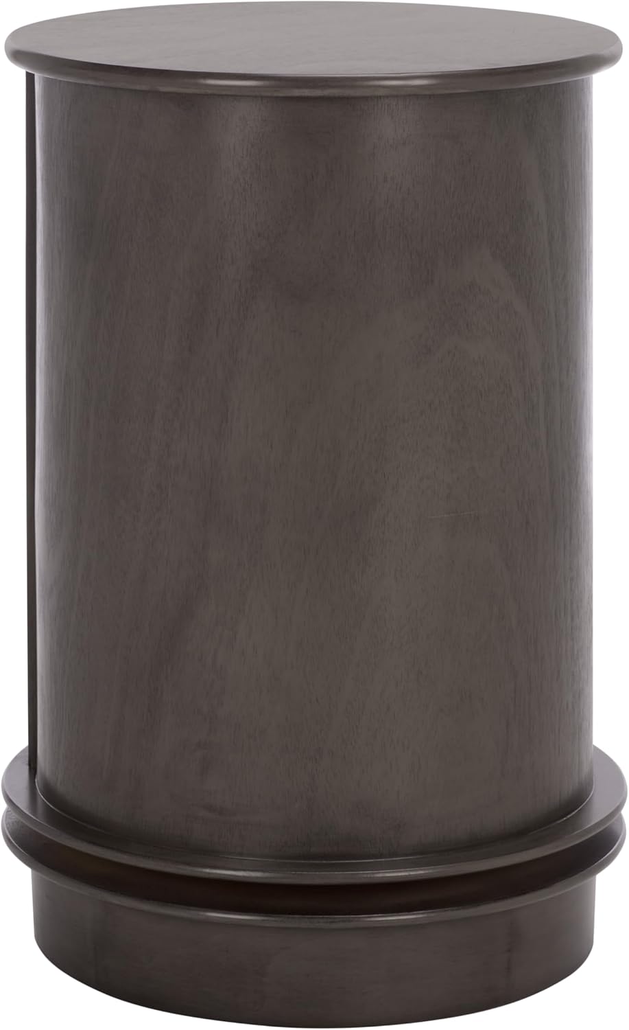 SAFAVIEH Furniture - Tabitha 1-Drawer Accent Table - Black - Solid Wood - Farmhouse Storage Design - Ideal for Living Room, Entryway, Home Office, 17.7'W x 17.7'D x 26'H - Fully Assembled (AMH5712H)