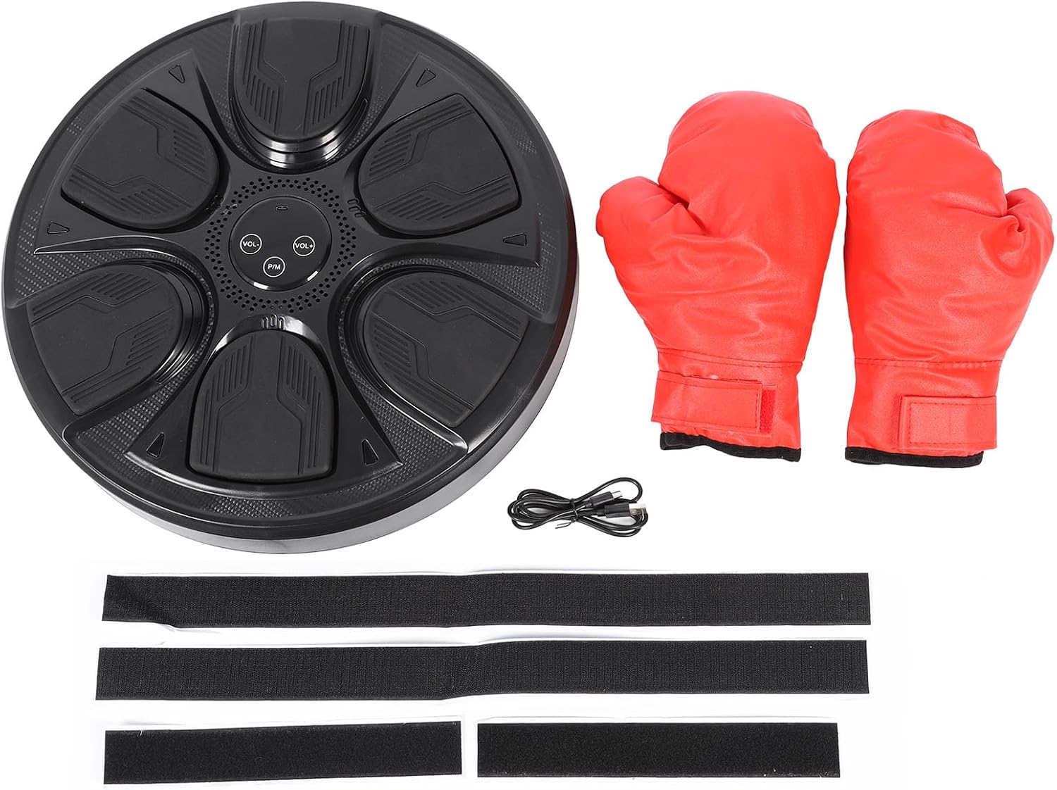 Music Boxing Machine, Smart Music Guidance Adjustable Training Modes with Boxing Gloves for Home Gym Use