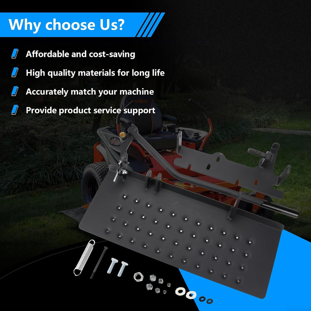 ACS6000B Mower Chute Blocker-Mower Discharge Shield Compatible with Bad Boy Mowers,54' / 60' / 61' / 72', Chute Blocker Replace Part Number 088-6000-00, 088600000