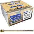 Jake Sales #14 x 6 Construction Lag Screw Exterior Coated Torx/Star Drive Heavy Duty Structural Lag Screw Far Superior to Common Lag Screws (Full Box - 600 Screw Count) Modified Truss Washer Head