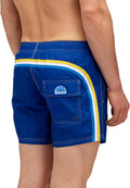SUNDEK Mens Elastic Waist Boardshort, Swim Trunks 14' Length 5' Inseam