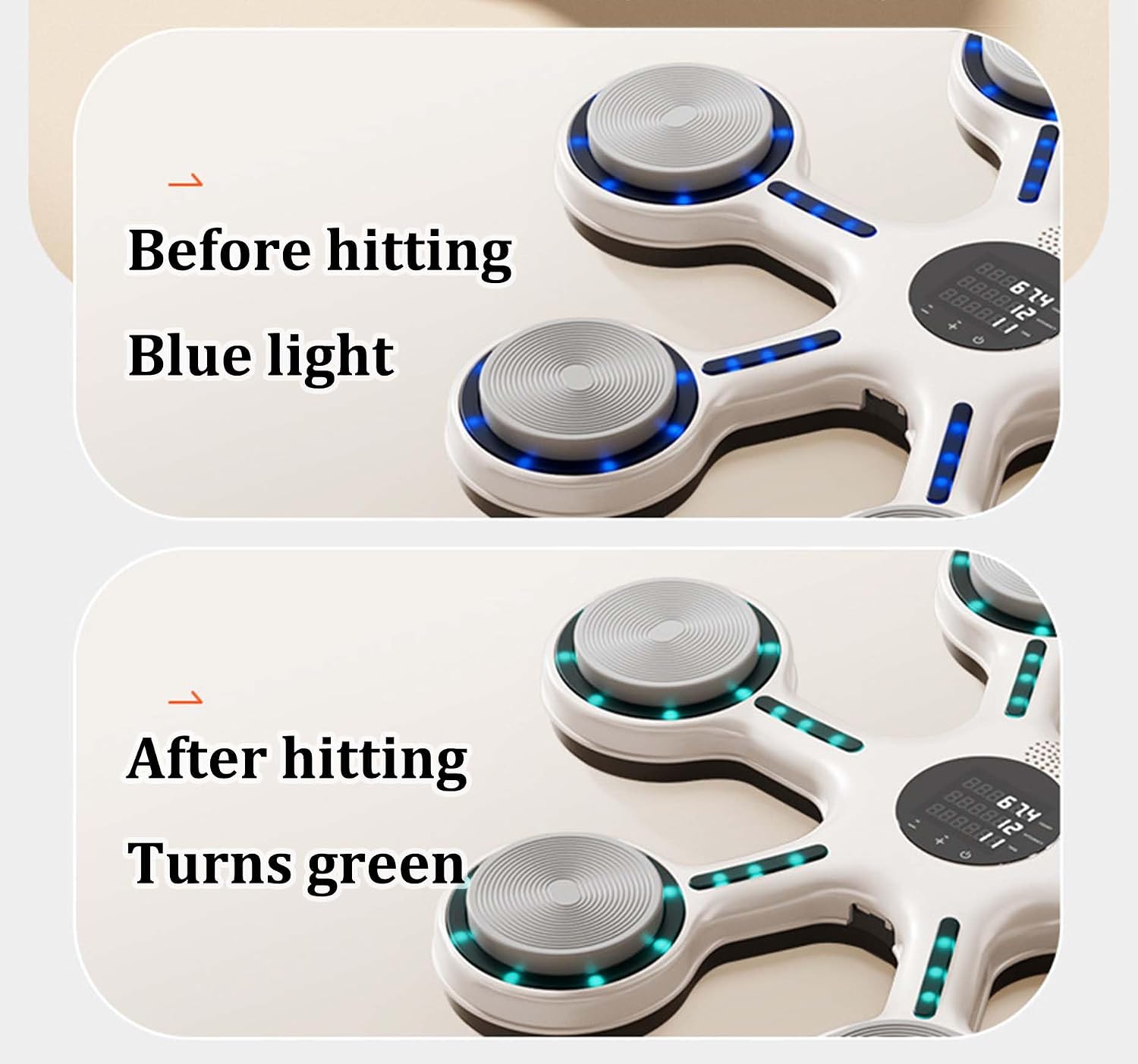 Music Boxing Machine, Adult Smart Music Boxing Machine with Bluetooth, Home Wall-Mounted Training Equipment, One-Punch Boxing Machine with Gloves, Punch-Free and Quiet