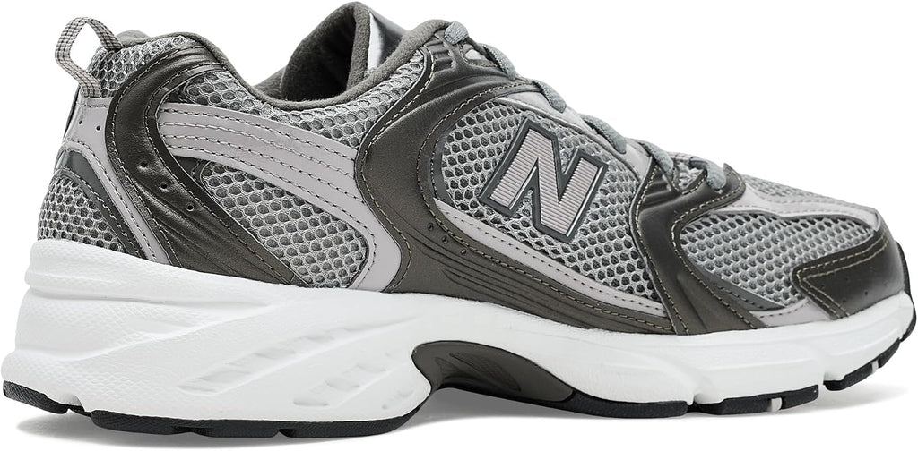New Balance Unisex 530 Black Metallic/Truffle Salt Men 8 Women 9.5 Medium