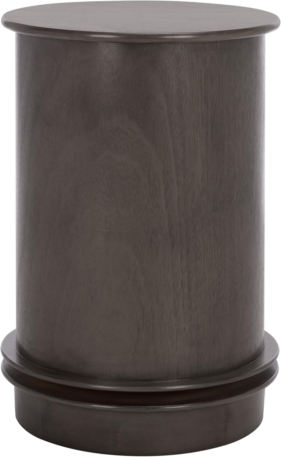 SAFAVIEH Furniture - Tabitha 1-Drawer Accent Table - Black - Solid Wood - Farmhouse Storage Design - Ideal for Living Room, Entryway, Home Office, 17.7'W x 17.7'D x 26'H - Fully Assembled (AMH5712H)