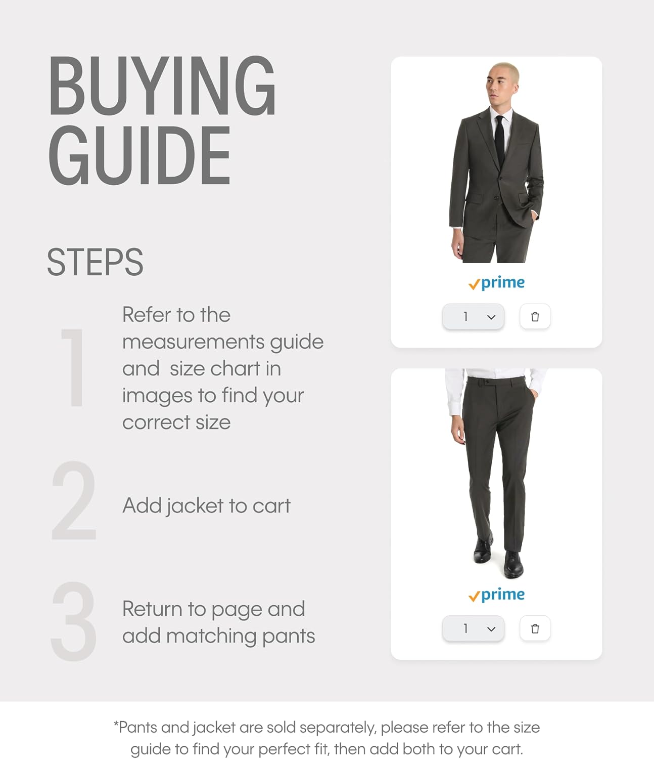 Calvin Klein Men's Slim Fit Suit Separates