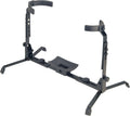 K&M Konig & Meyer 14940.000.55 Tuba Stand | Adjustable Height / Width | Rubber Covered Arms | Stable Sturdy Instrument Support | Bore Hole with Comb | Folds Easily For Travel | German Made | Black