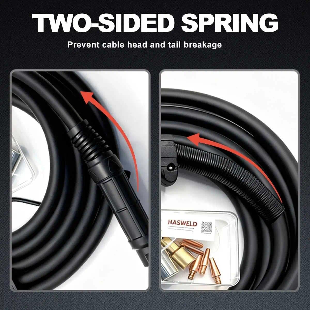 Heavy Duty 250A Mig Welding Gun 10ft Replace Lincoln Magnum PRO 250L K4530-2 K4530-1 K3081-1 fits Lincoln Electric POWER MIG 216/255xt/256/260/262p/262mp Mig Welder