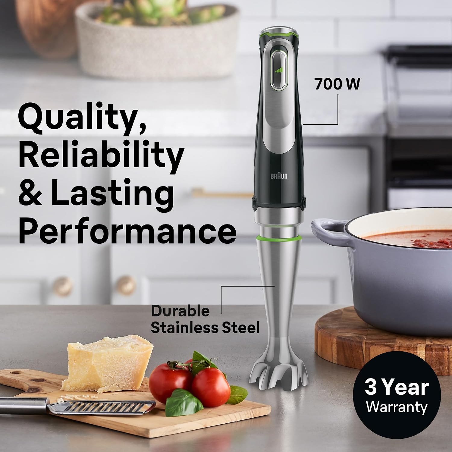 Braun MQ9187XL MultiQuick 9 Hand Blender with Imode Technology