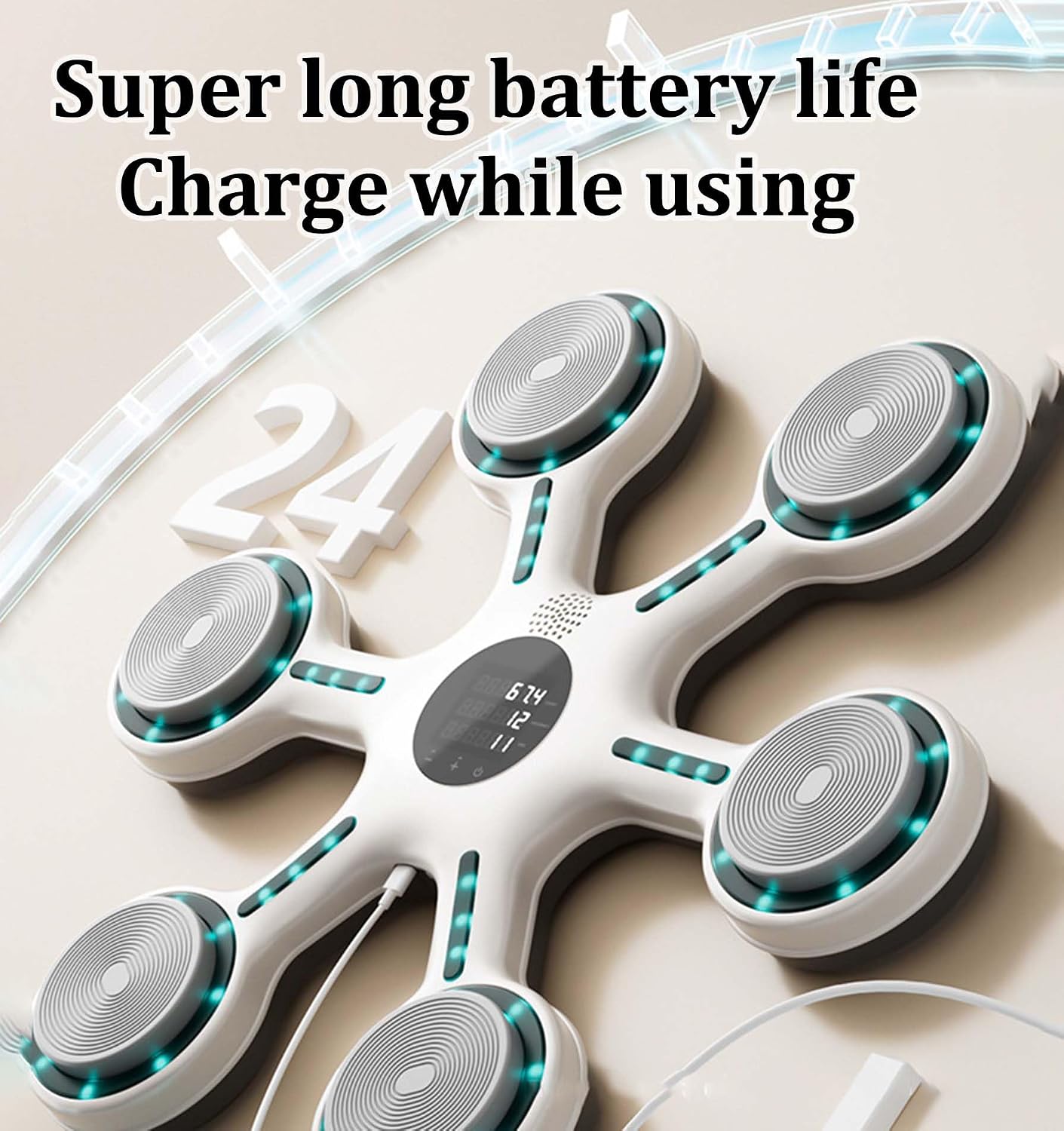 Music Boxing Machine, Adult Smart Music Boxing Machine with Bluetooth, Home Wall-Mounted Training Equipment, One-Punch Boxing Machine with Gloves, Punch-Free and Quiet
