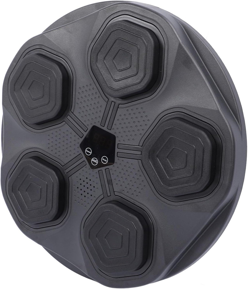 Music Boxing Machine with Real Time Feedback, Electronic Wall Target for Interactive Training, Suitable for Kids and Adults, PU ABS Durable Material, 2600mAh Lithium Battery