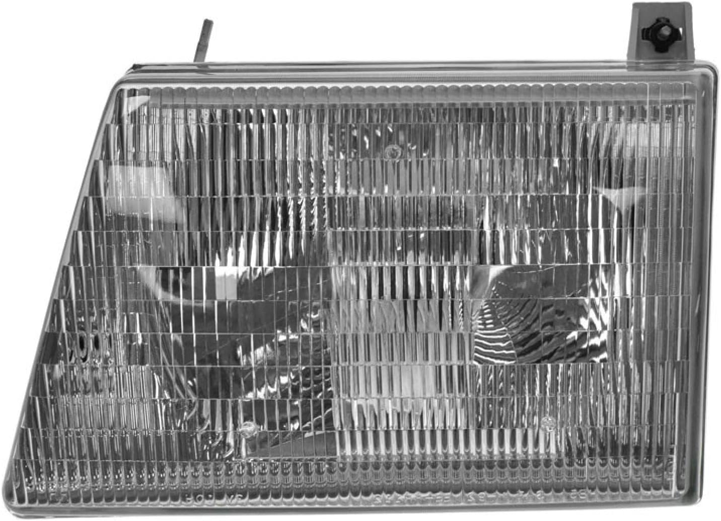 TRQ Headlight Assembly Set Driver & Passenger Side FO2502153 FO2503153 Compatible with 97-07 Ford